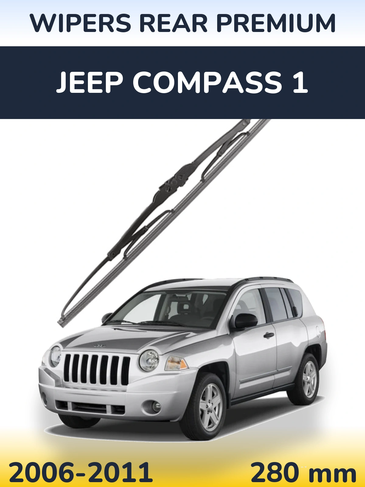 Torkarblad WIPERS REAR PREMIUM för Jeep Compass 1