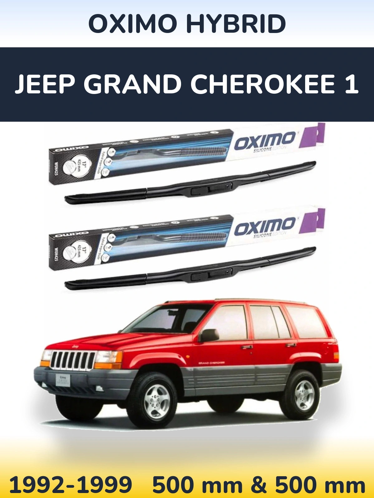 Torkarblad Oximo Hybrid för Jeep Grand Cherokee 1