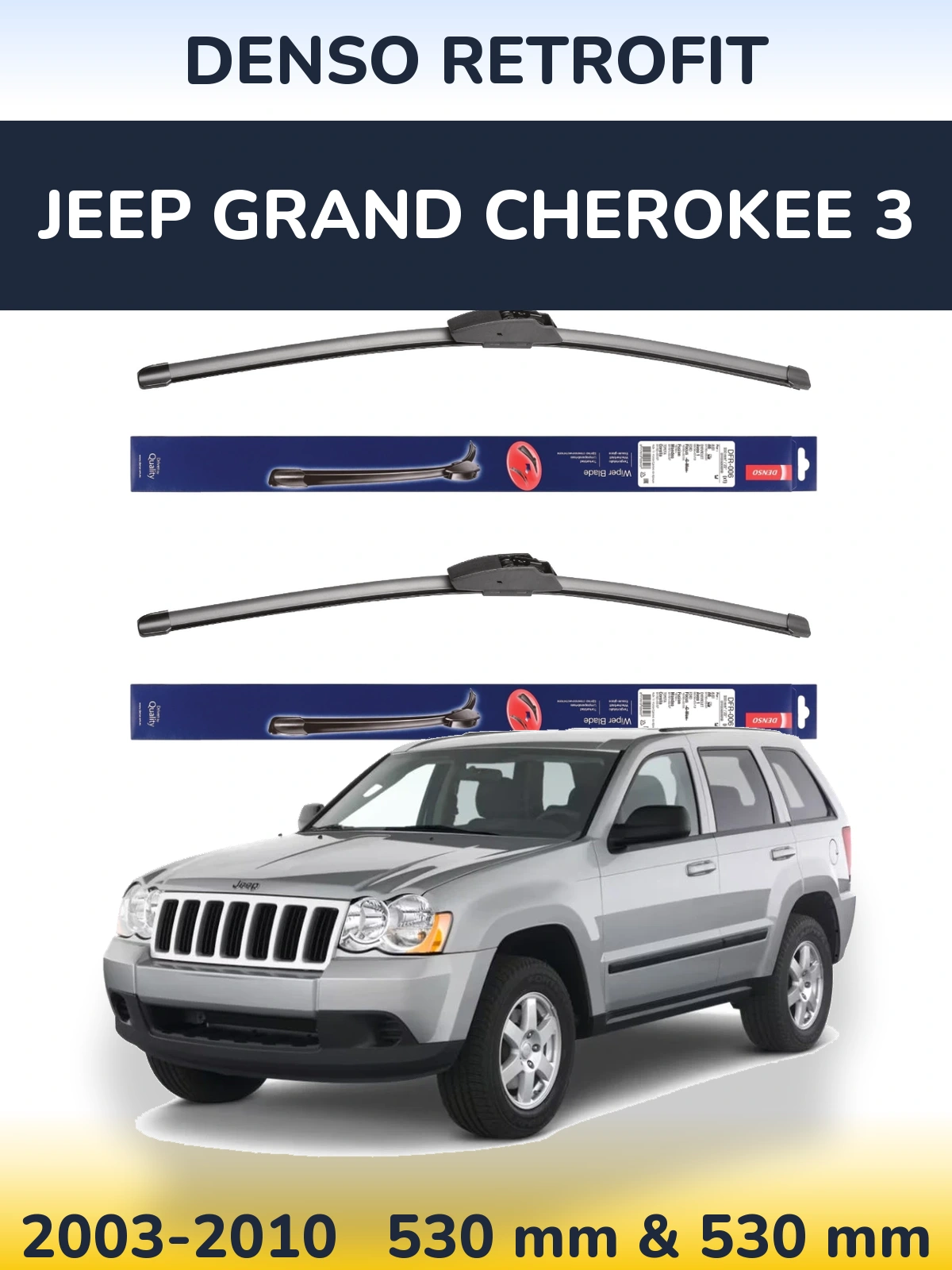 Torkarblad Denso Retrofit för Jeep Grand Cherokee 3