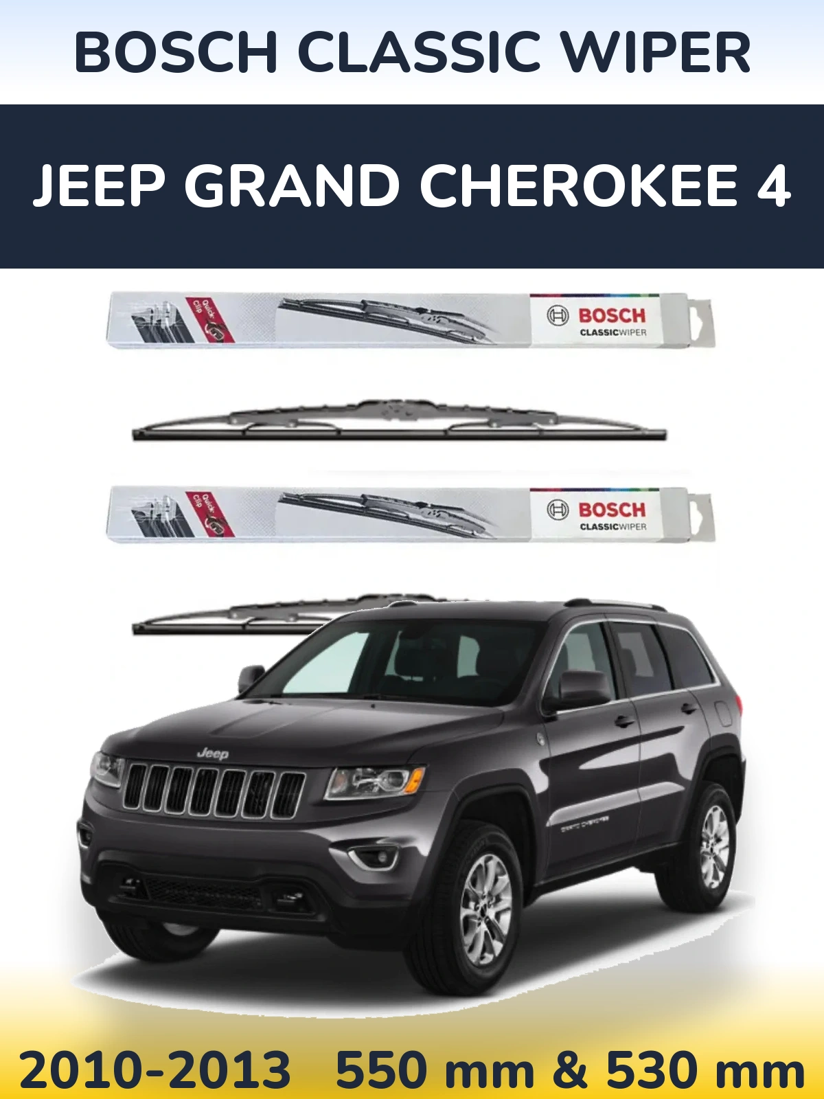 Torkarblad BOSCH Classic Wiper för Jeep Grand Cherokee 4
