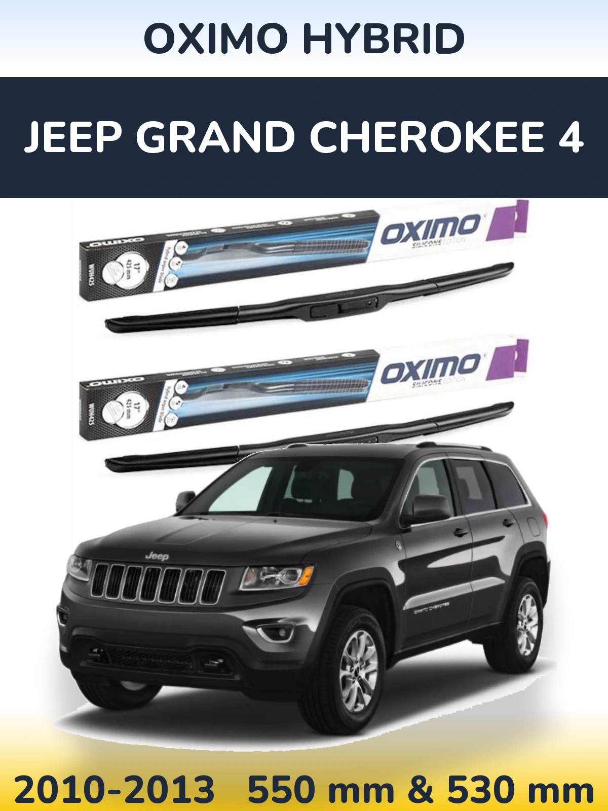 Torkarblad Oximo Hybrid för Jeep Grand Cherokee 4