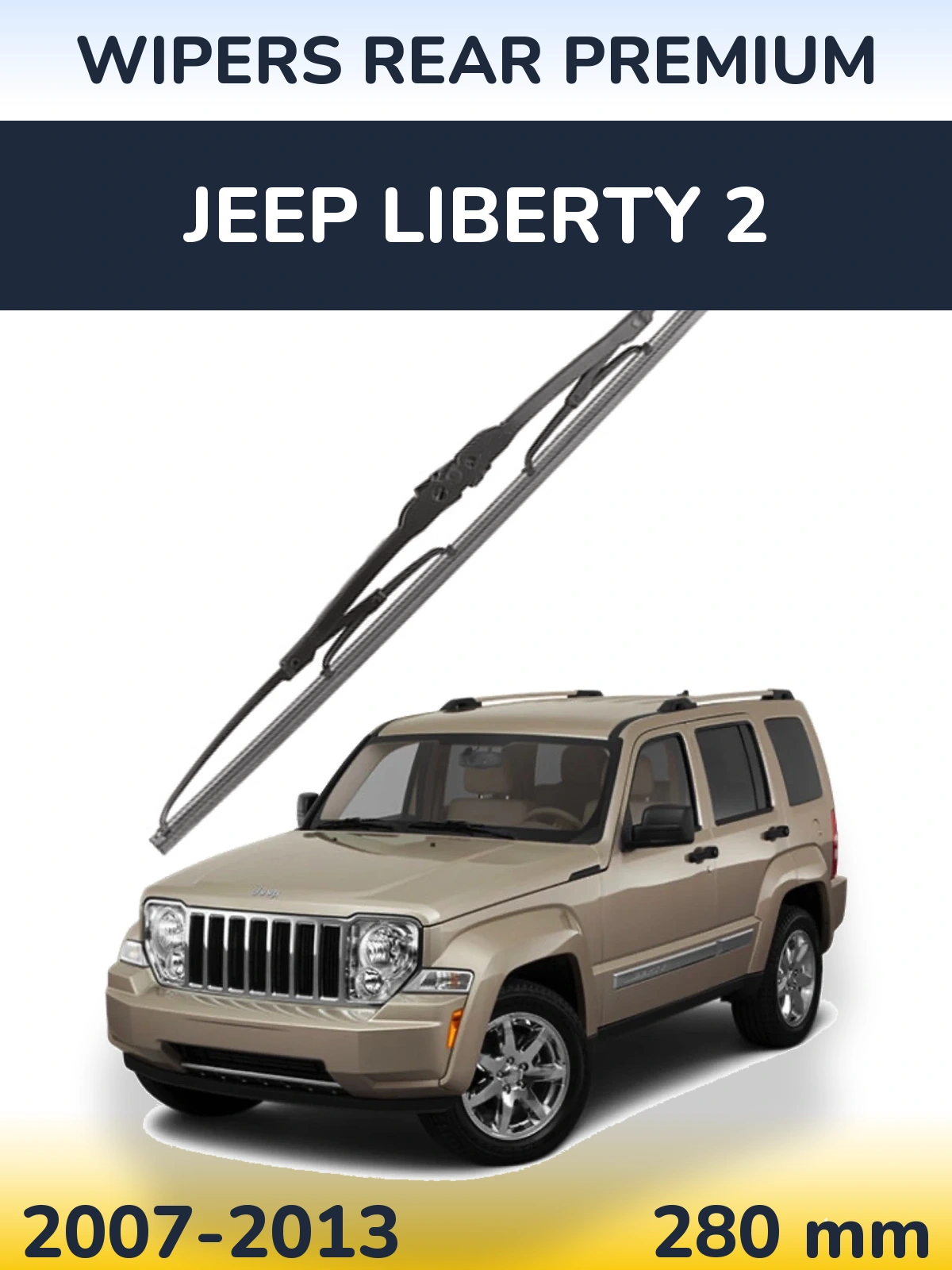 Torkarblad WIPERS REAR PREMIUM för Jeep Liberty 2