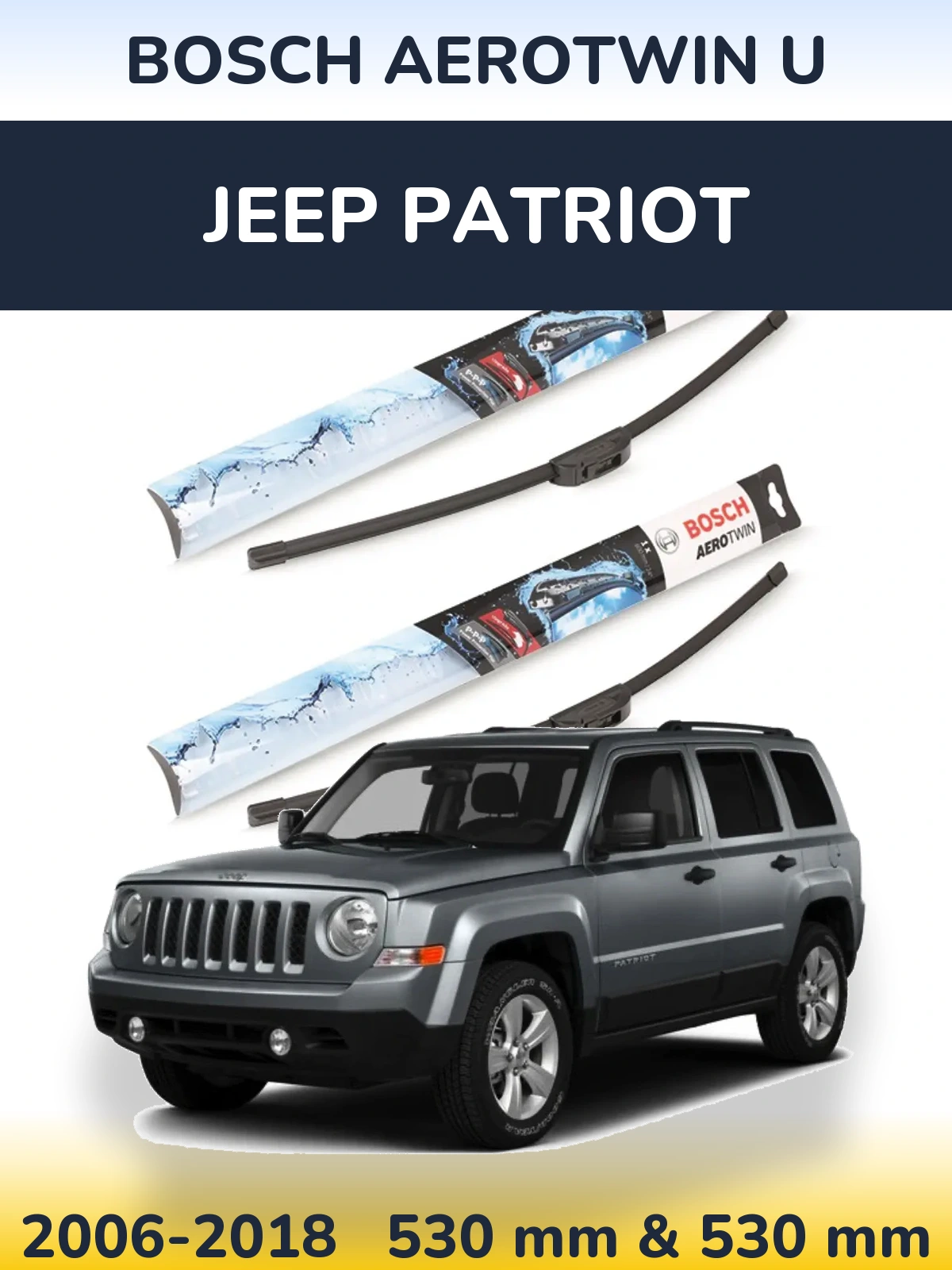Torkarblad BOSCH AeroTwin U för Jeep Patriot