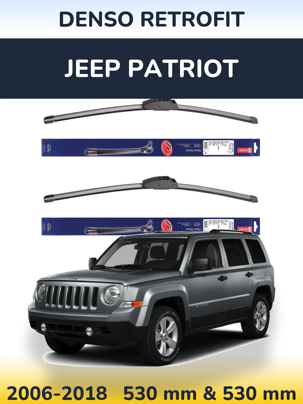 Torkarblad Denso Retrofit för Jeep Patriot