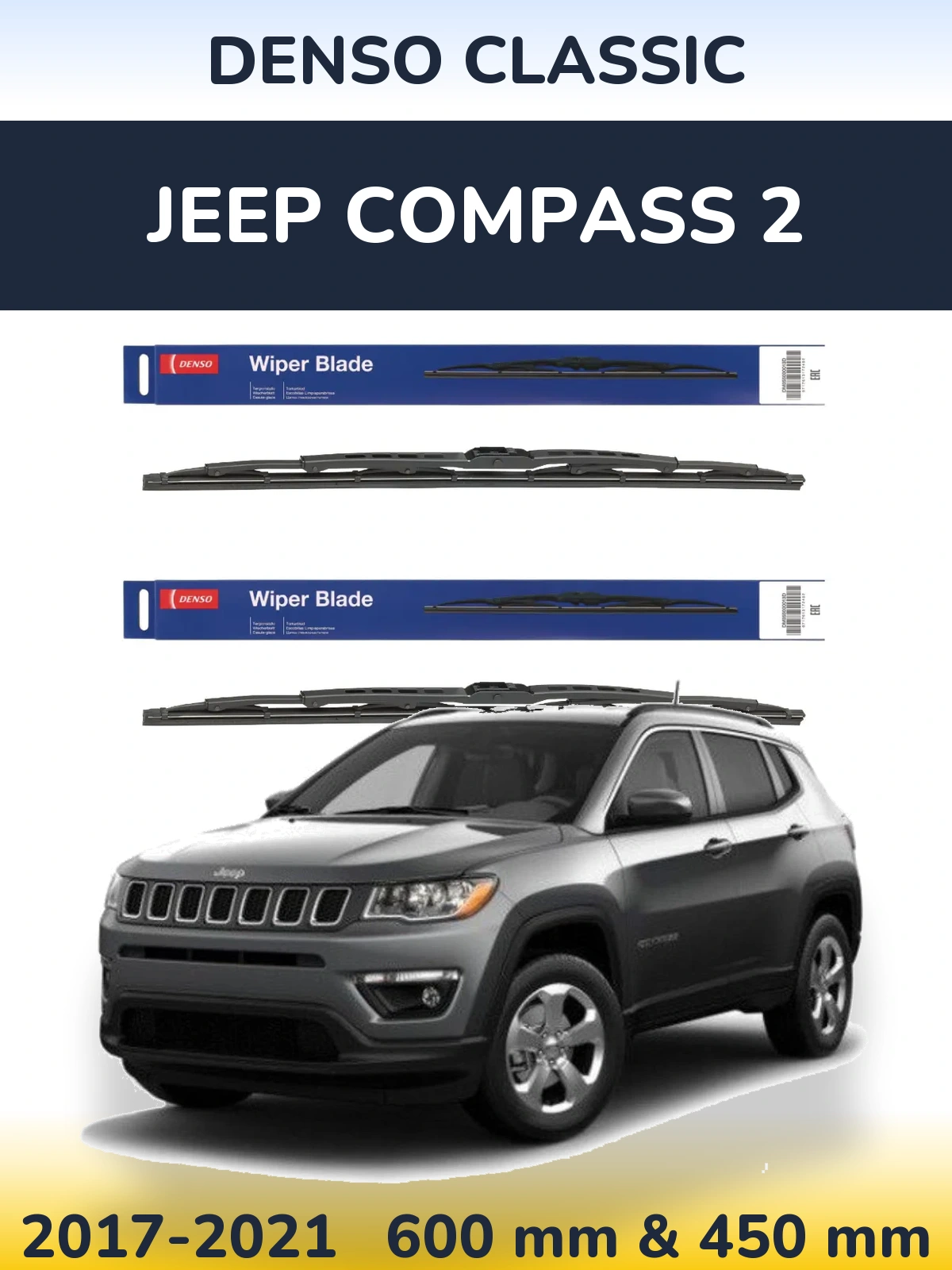 Torkarblad Denso Classic för Jeep Compass 2