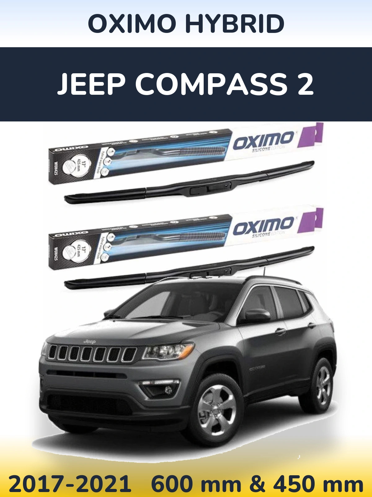 Torkarblad Oximo Hybrid för Jeep Compass 2