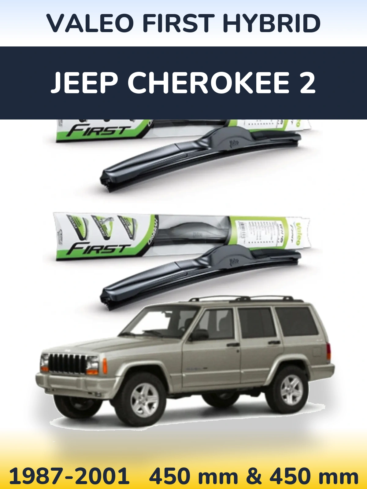 Torkarblad Valeo First Hybrid för Jeep Cherokee 2