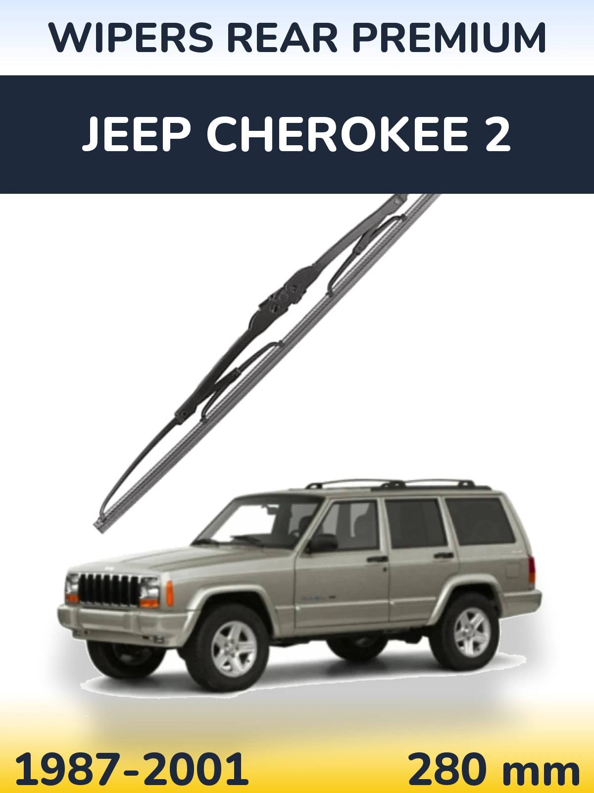Torkarblad WIPERS REAR PREMIUM för Jeep Cherokee 2