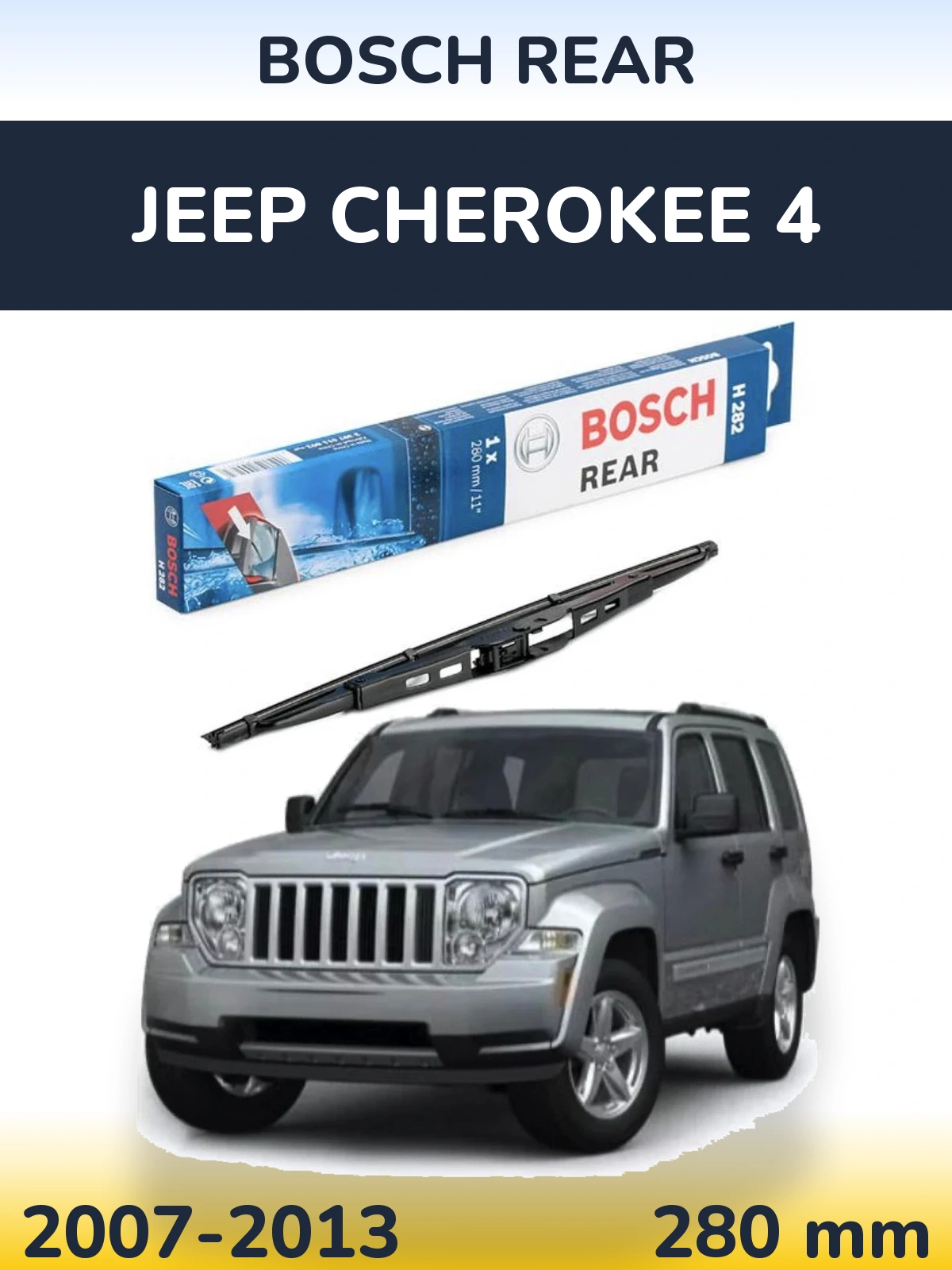 Torkarblad BOSCH Rear för Jeep Cherokee 4