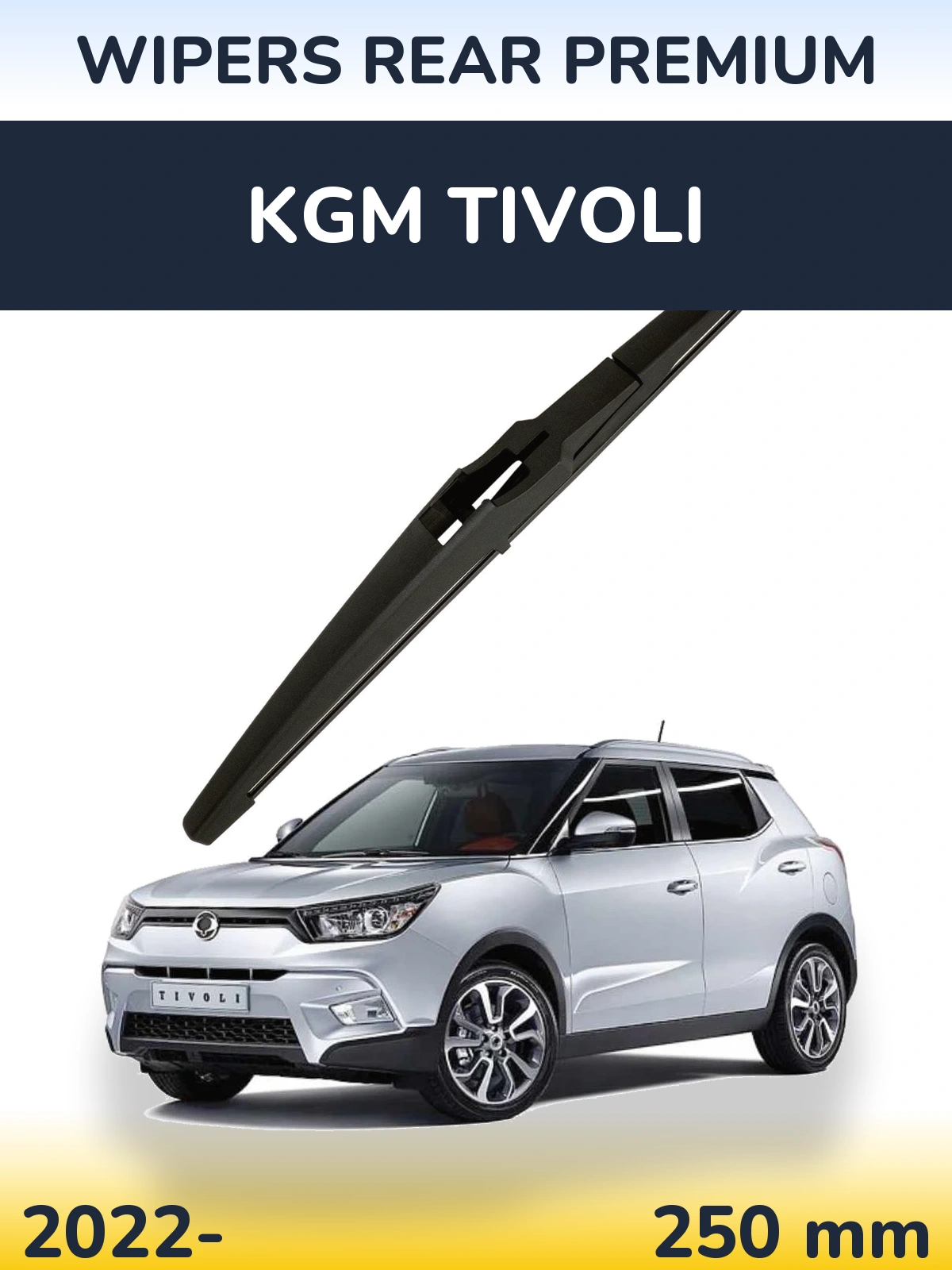 Torkarblad WIPERS REAR PREMIUM för KGM Tivoli
