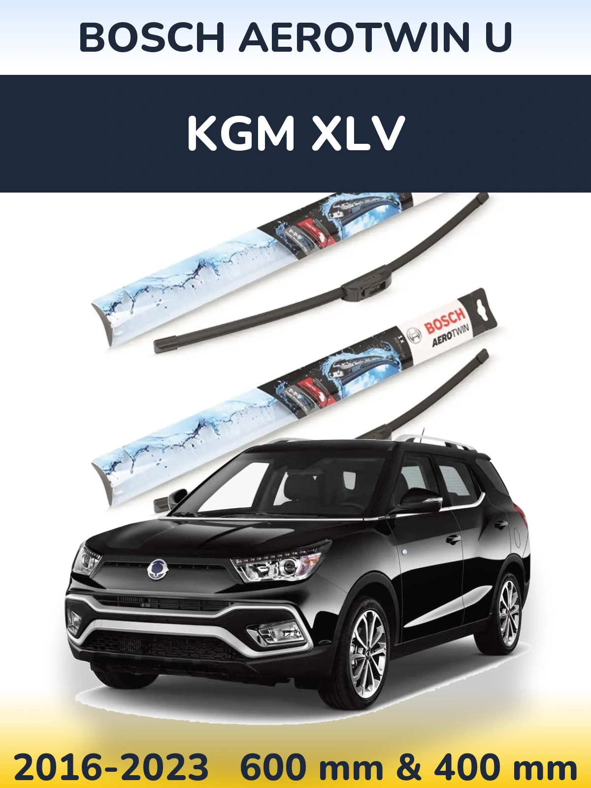 Torkarblad BOSCH AeroTwin U för KGM XLV