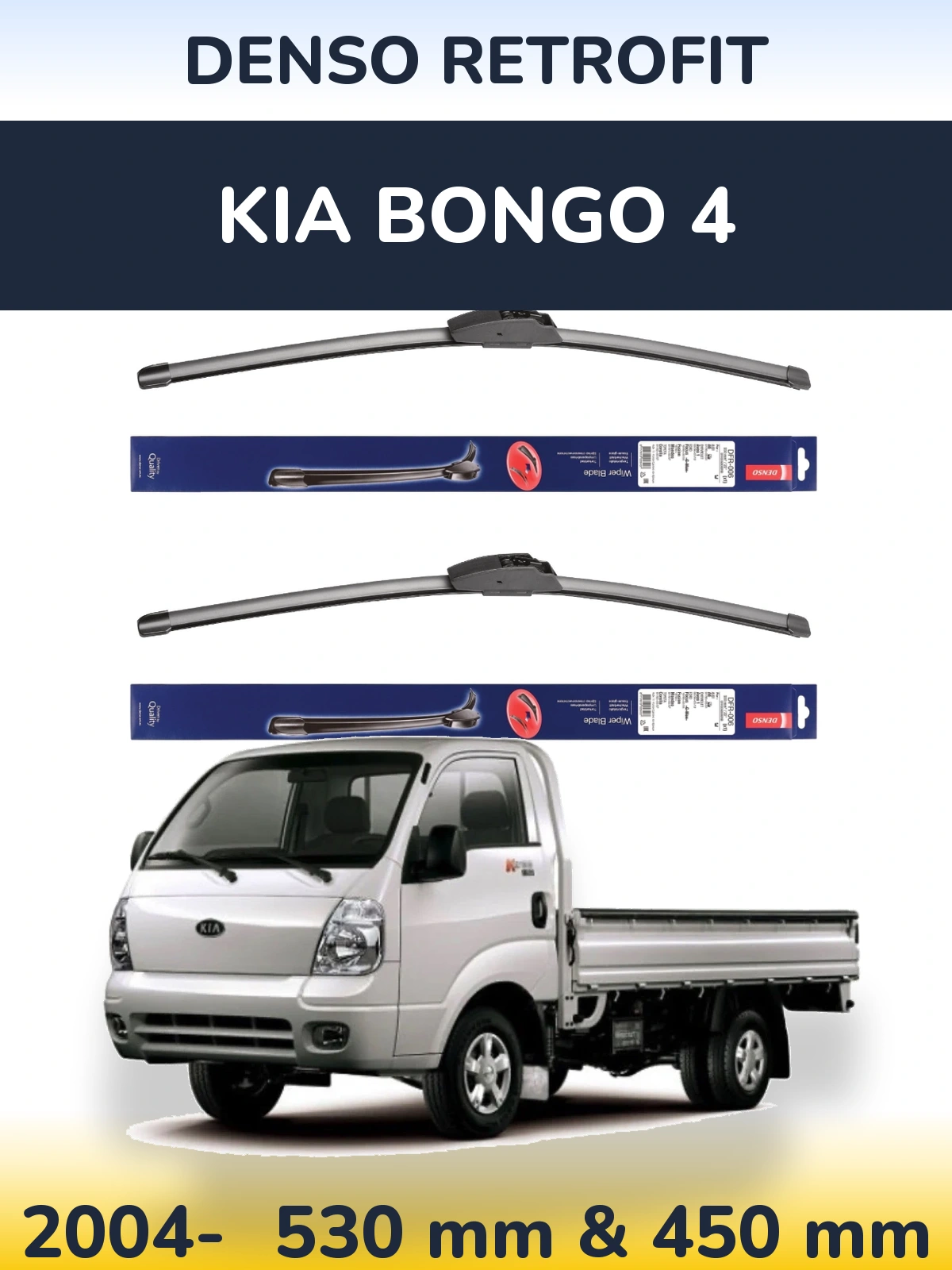 Torkarblad Denso Retrofit för KIA Bongo 4