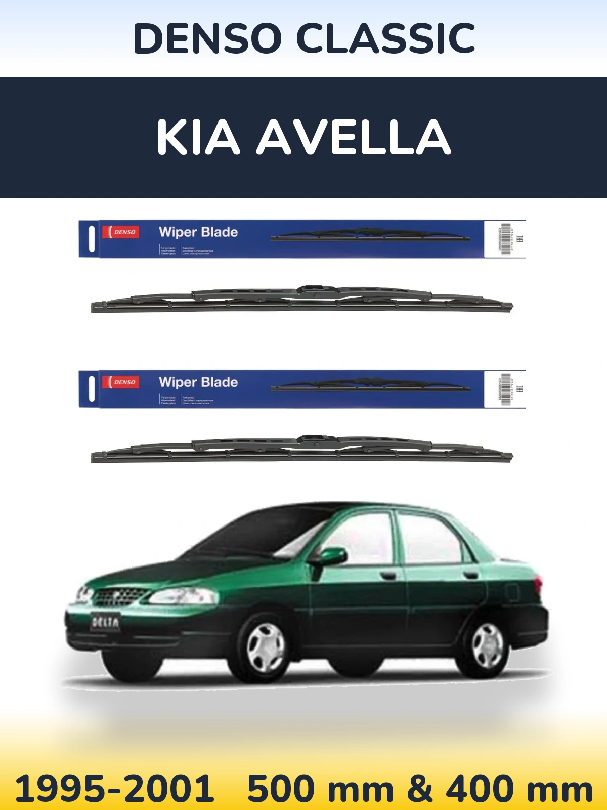 Torkarblad Denso Classic för KIA Avella