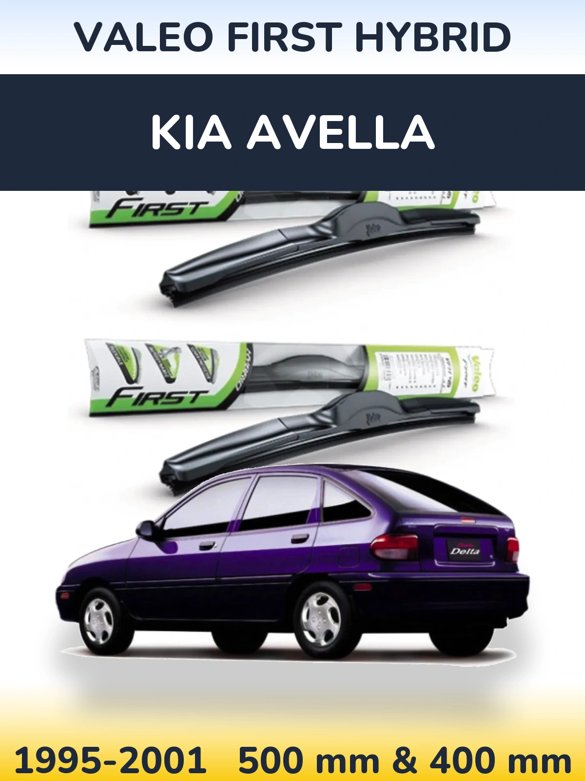 Torkarblad Valeo First Hybrid för KIA Avella