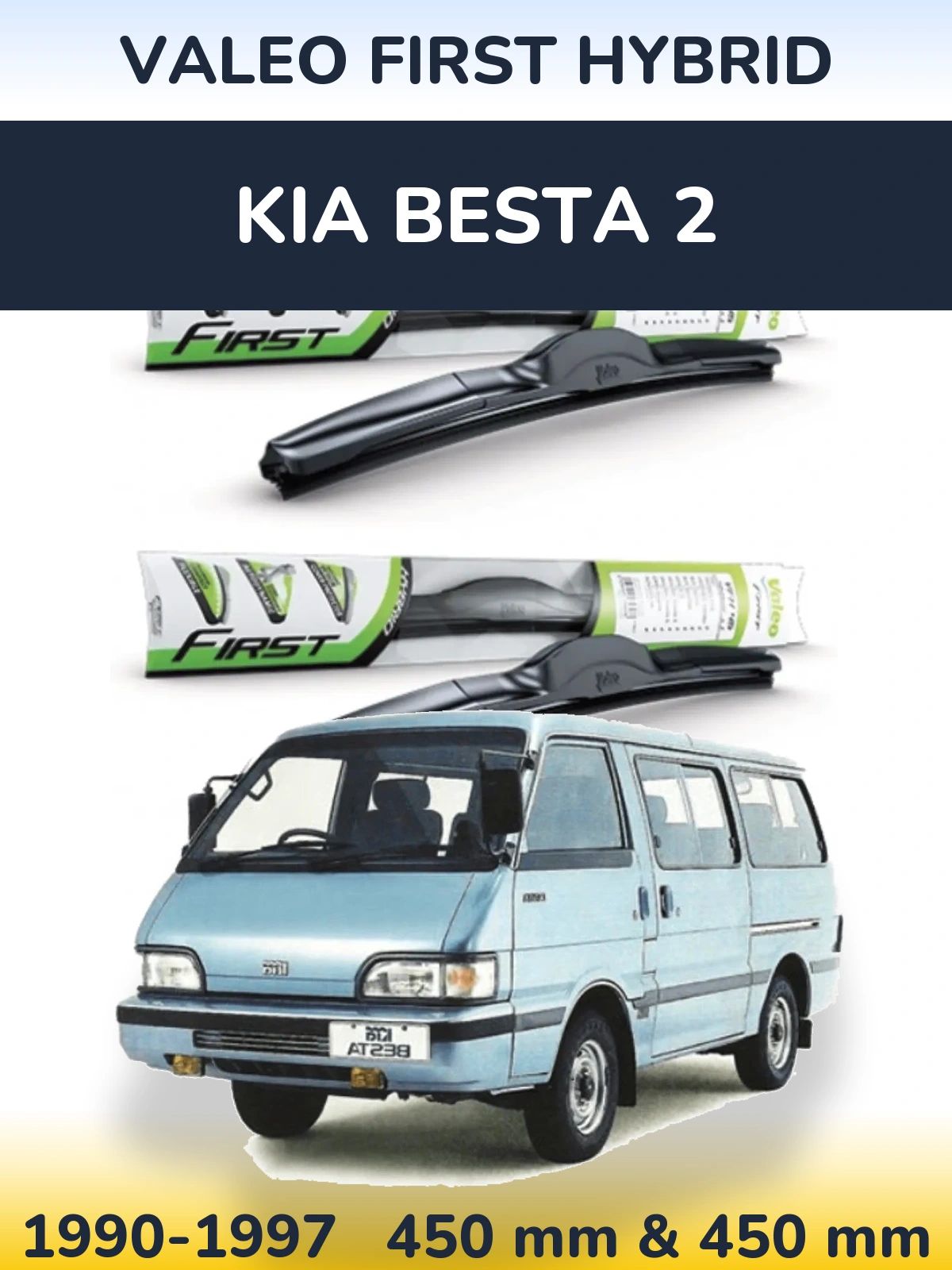 Torkarblad Valeo First Hybrid för KIA Besta 2