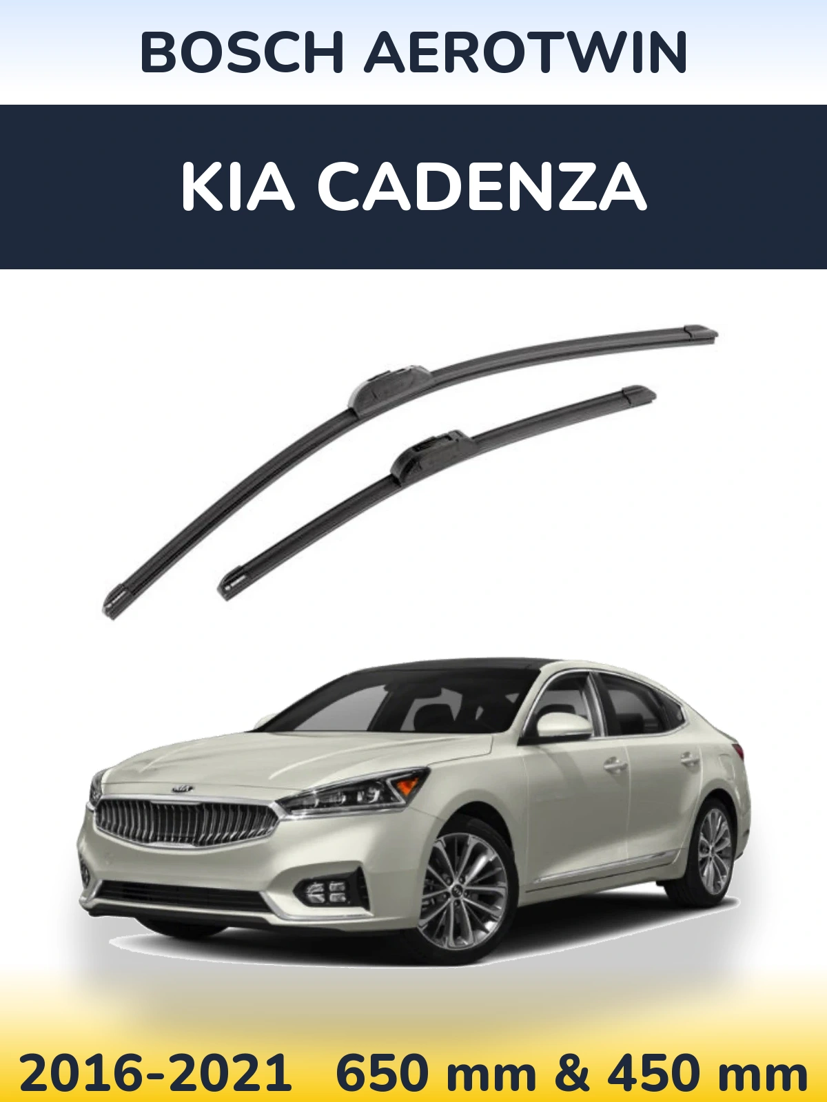 Torkarblad BOSCH AeroTwin för KIA Cadenza