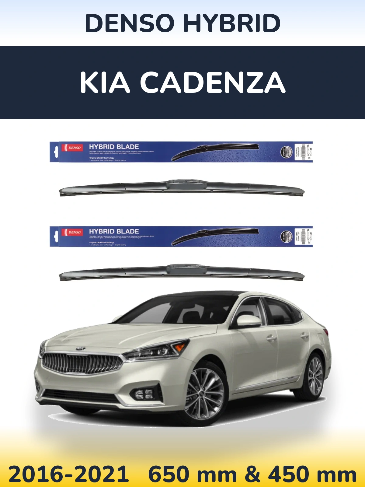 Torkarblad Denso Hybrid för KIA Cadenza