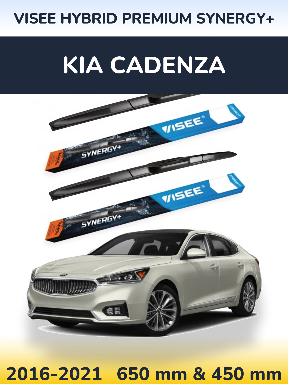 Torkarblad VISEE HYBRID PREMIUM SYNERGY+ för KIA Cadenza