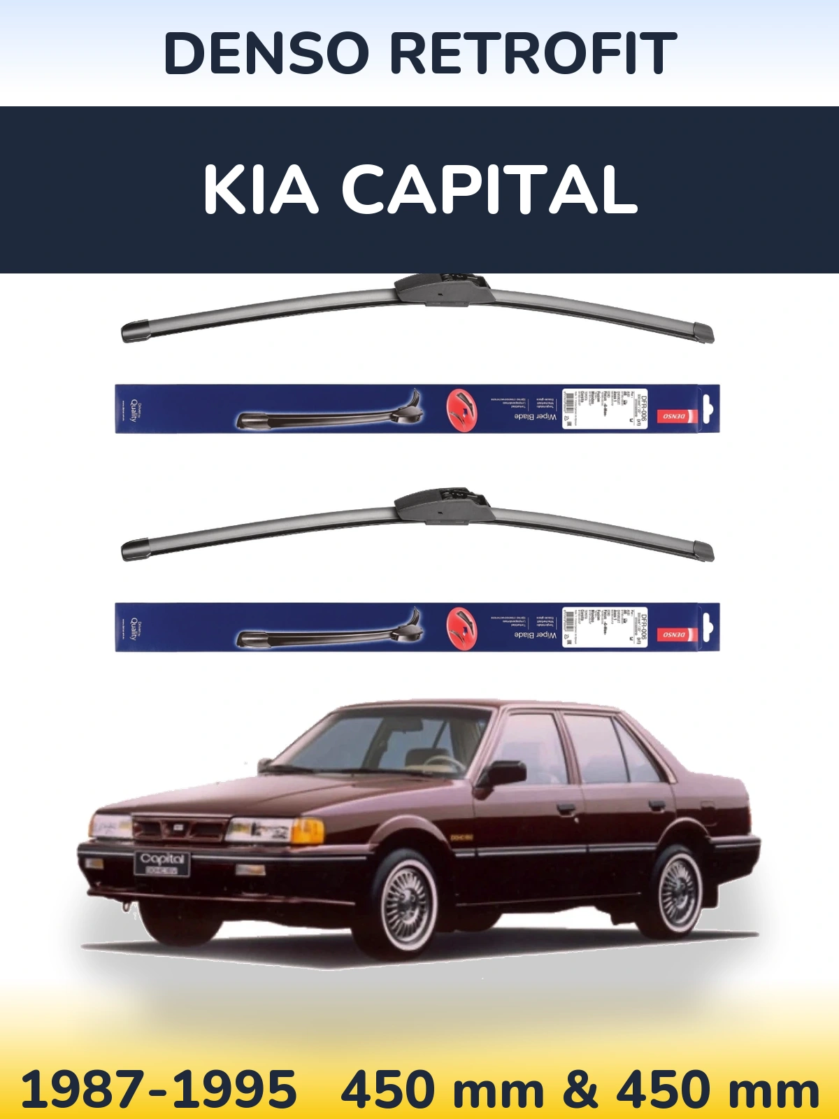 Torkarblad Denso Retrofit för KIA Capital