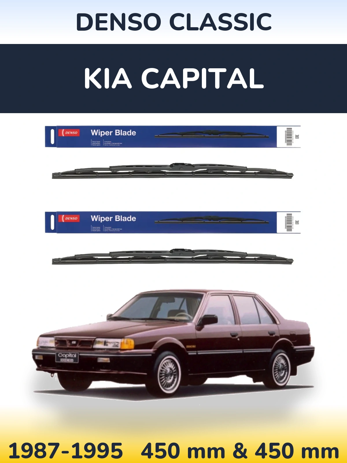 Torkarblad Denso Classic för KIA Capital