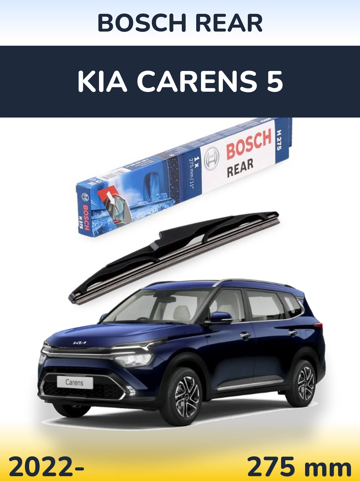 Torkarblad BOSCH Rear för KIA Carens 5