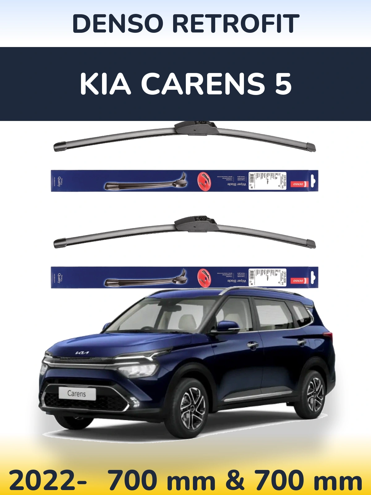 Torkarblad Denso Retrofit för KIA Carens 5