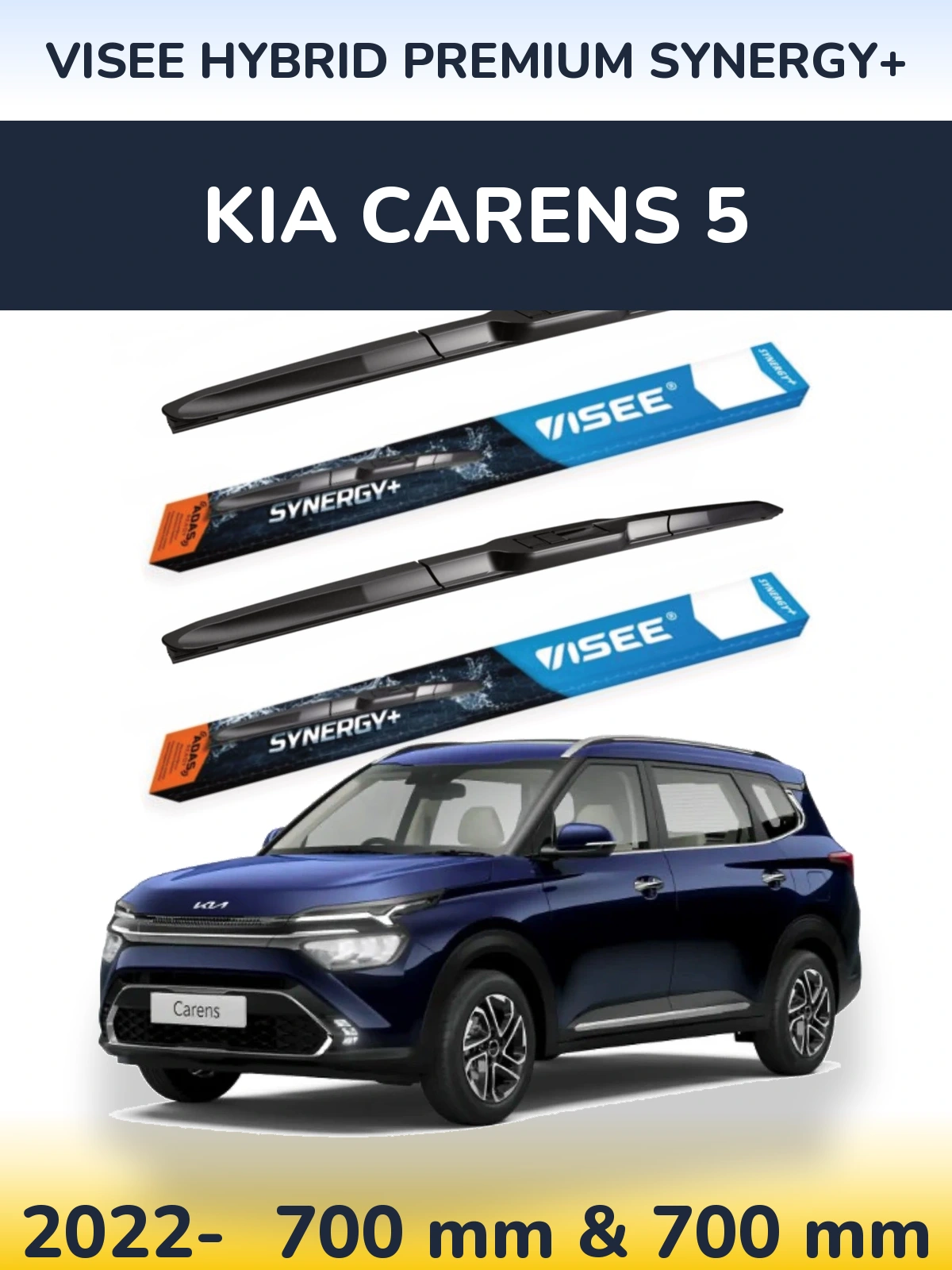Torkarblad VISEE HYBRID PREMIUM SYNERGY+ för KIA Carens 5