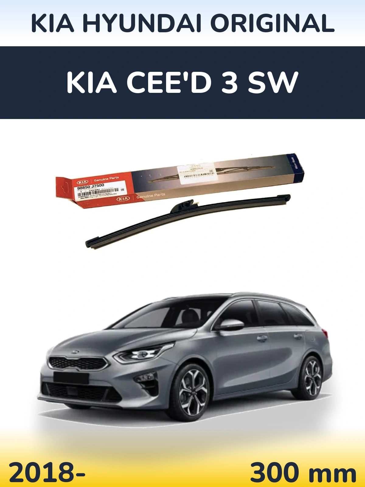 Torkarblad Kia Hyundai OEM Kia Hyundai Original för KIA Cee'd 3 SW