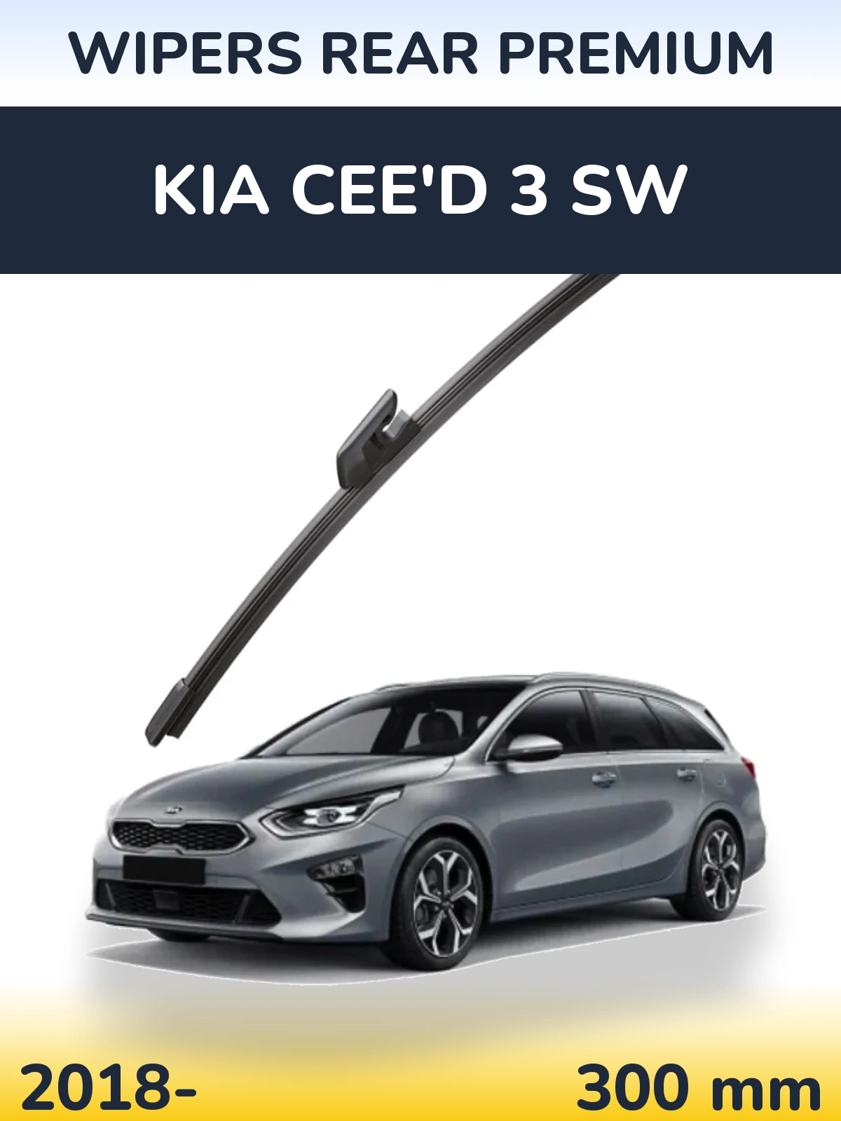 Torkarblad WIPERS REAR PREMIUM för KIA Cee'd 3 SW