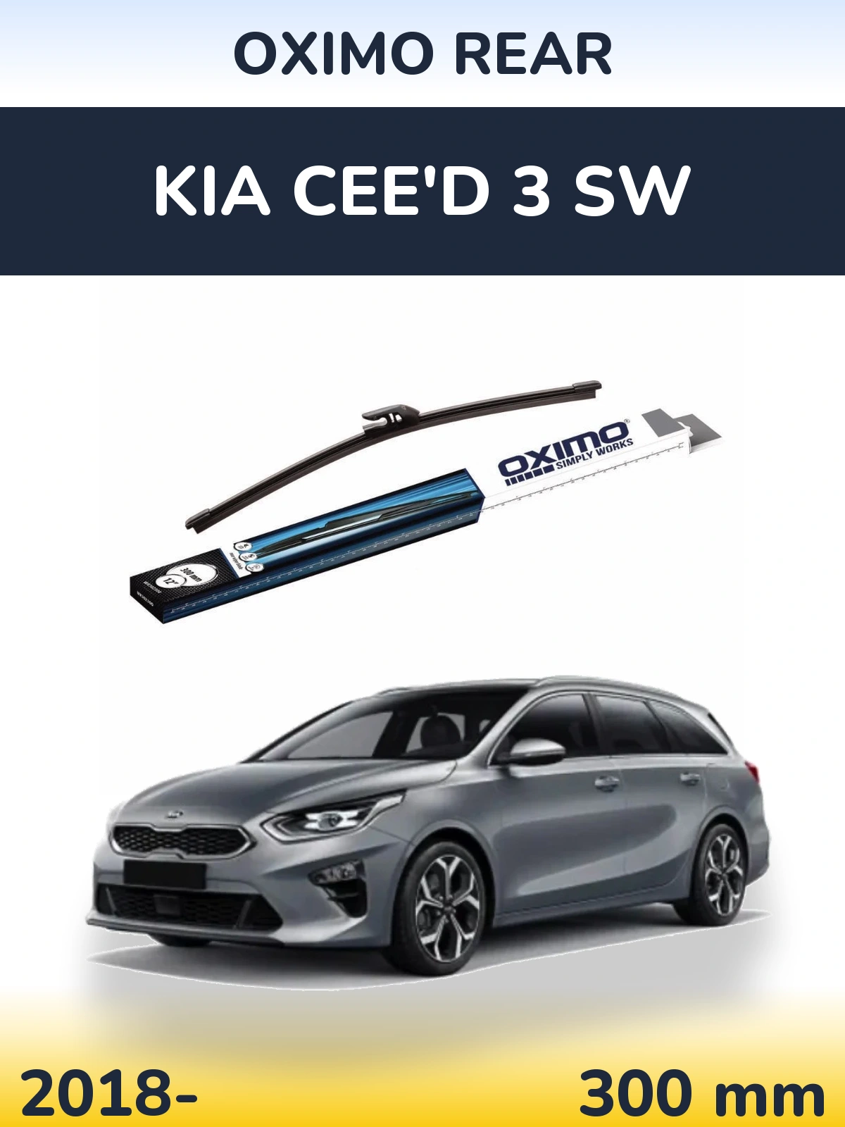 Torkarblad Oximo Rear för KIA Cee'd 3 SW