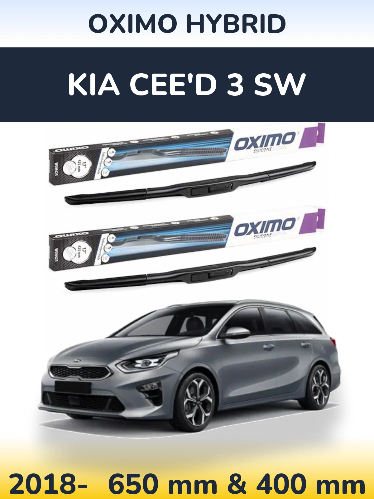Torkarblad Oximo Hybrid för KIA Cee'd 3 SW