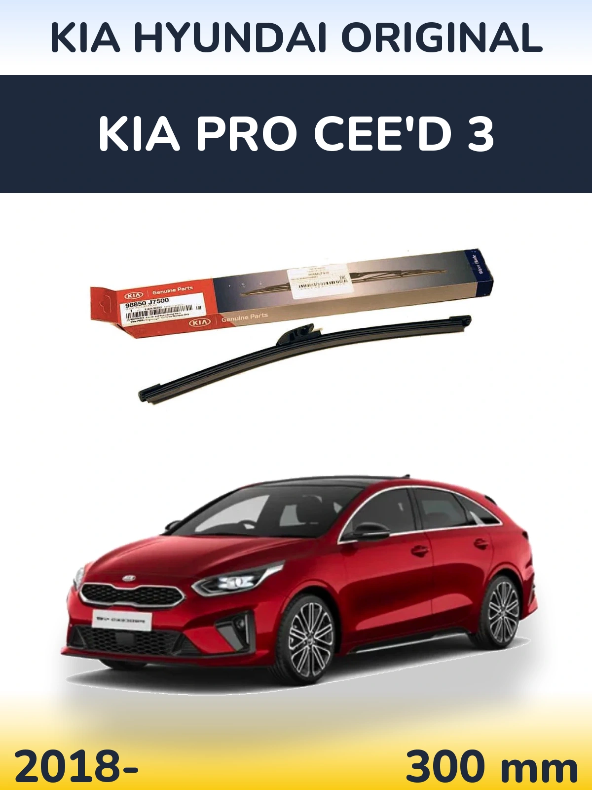 Torkarblad Kia Hyundai OEM Kia Hyundai Original för KIA Pro Cee'd 3