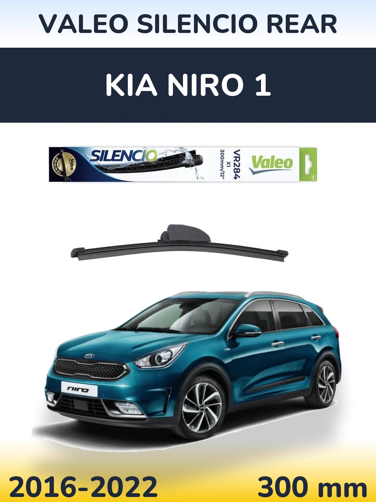 Torkarblad Valeo Silencio Rear för KIA Niro 1