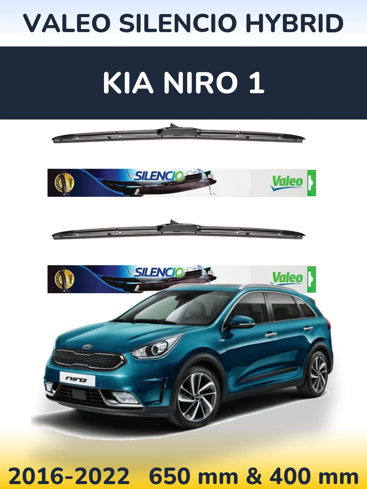 Torkarblad Valeo Silencio Hybrid för KIA Niro 1