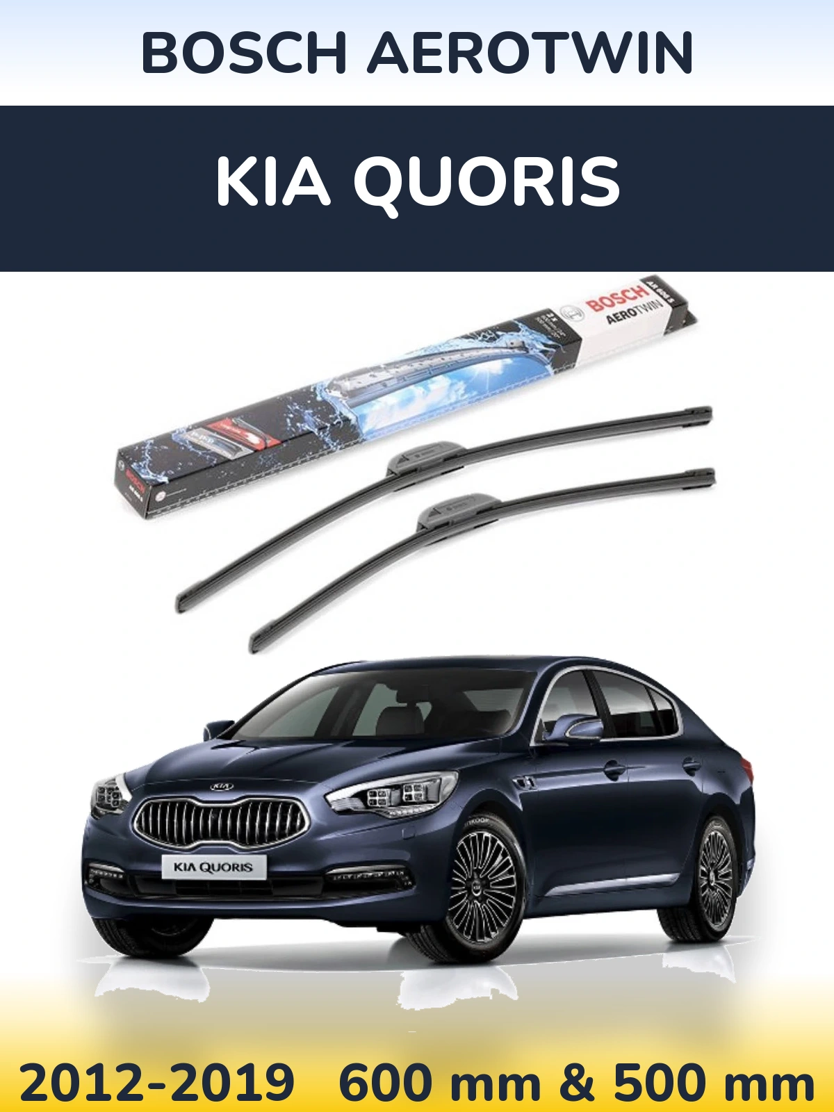 Torkarblad BOSCH AeroTwin för KIA Quoris
