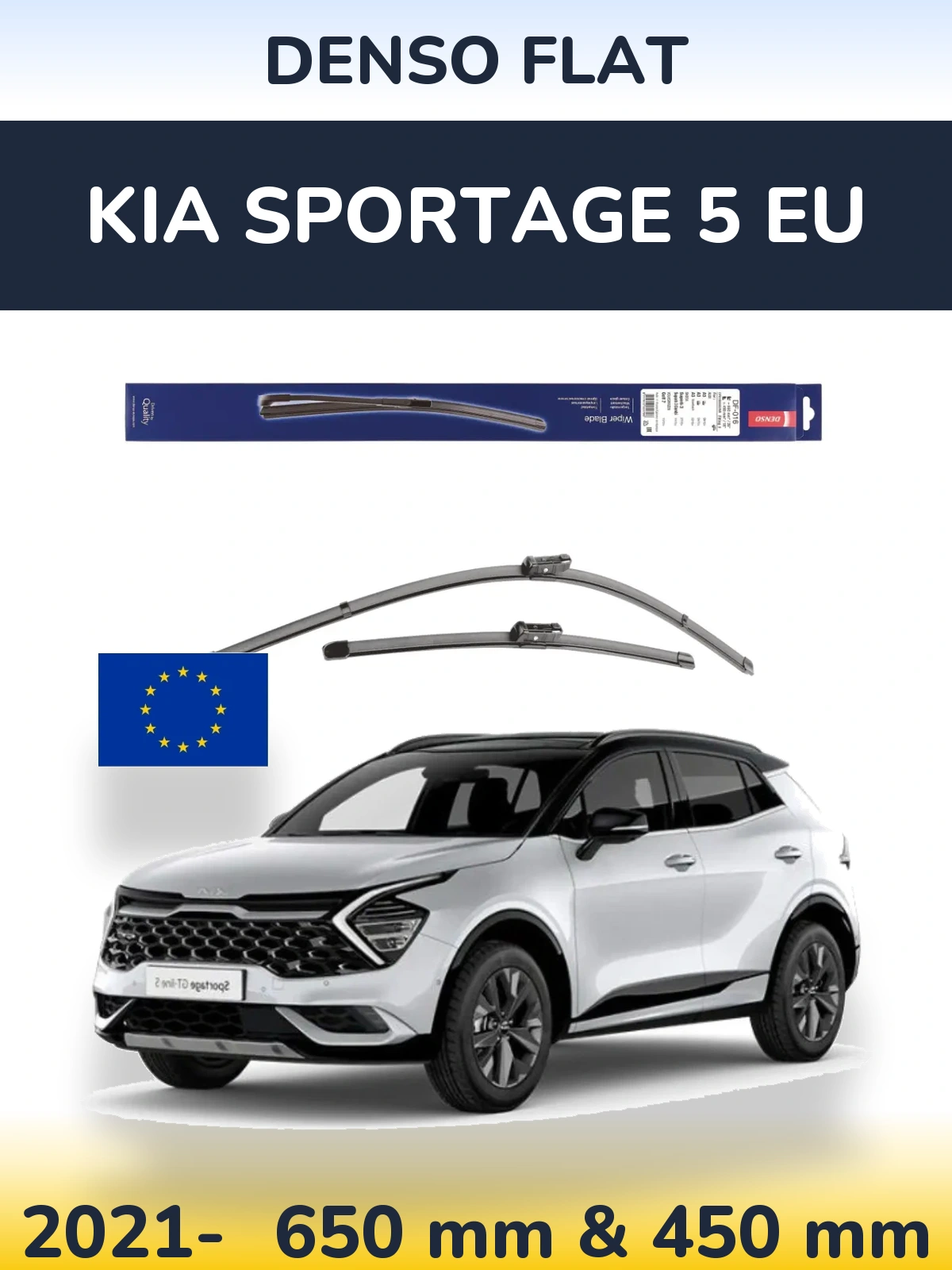 Torkarblad Denso Flat för KIA Sportage 5 EU