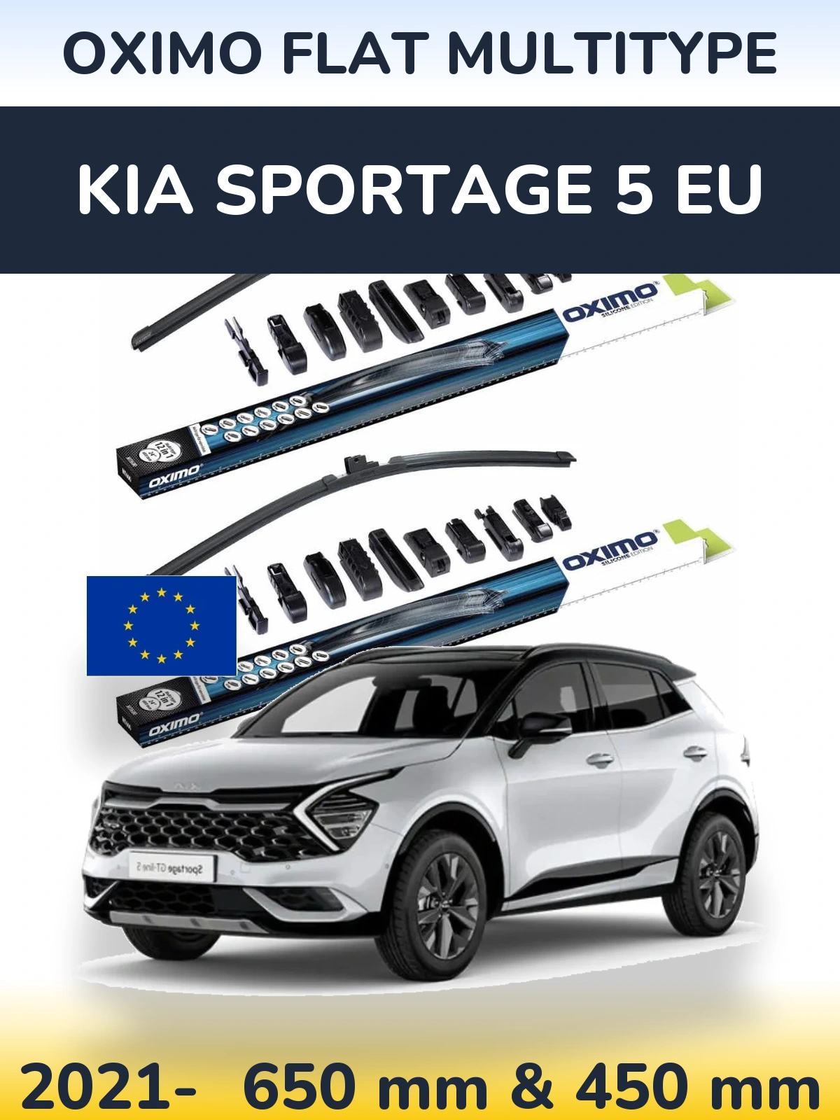 Torkarblad Oximo Flat MultiType för KIA Sportage 5 EU
