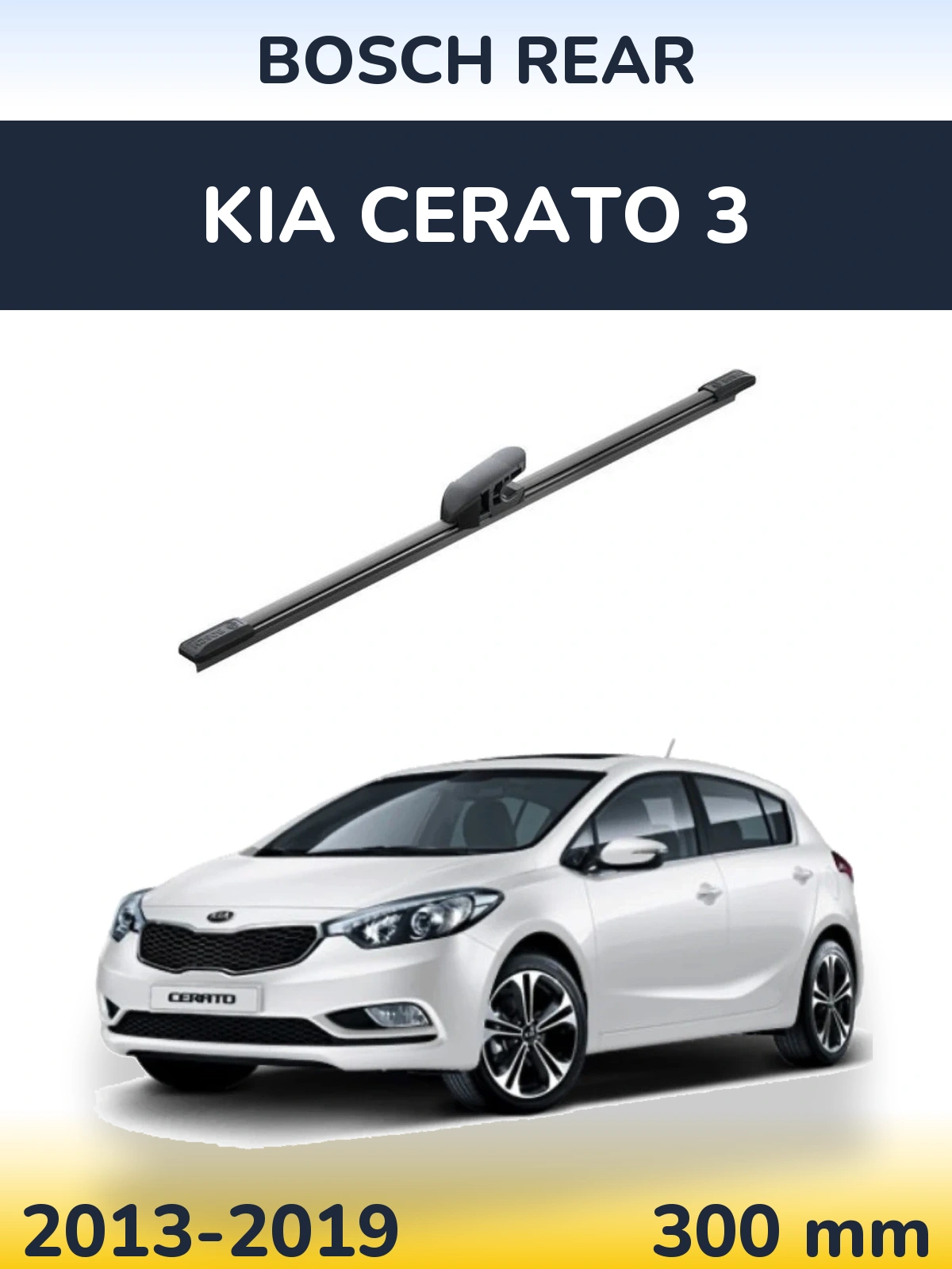 Torkarblad BOSCH Rear för KIA Cerato 3