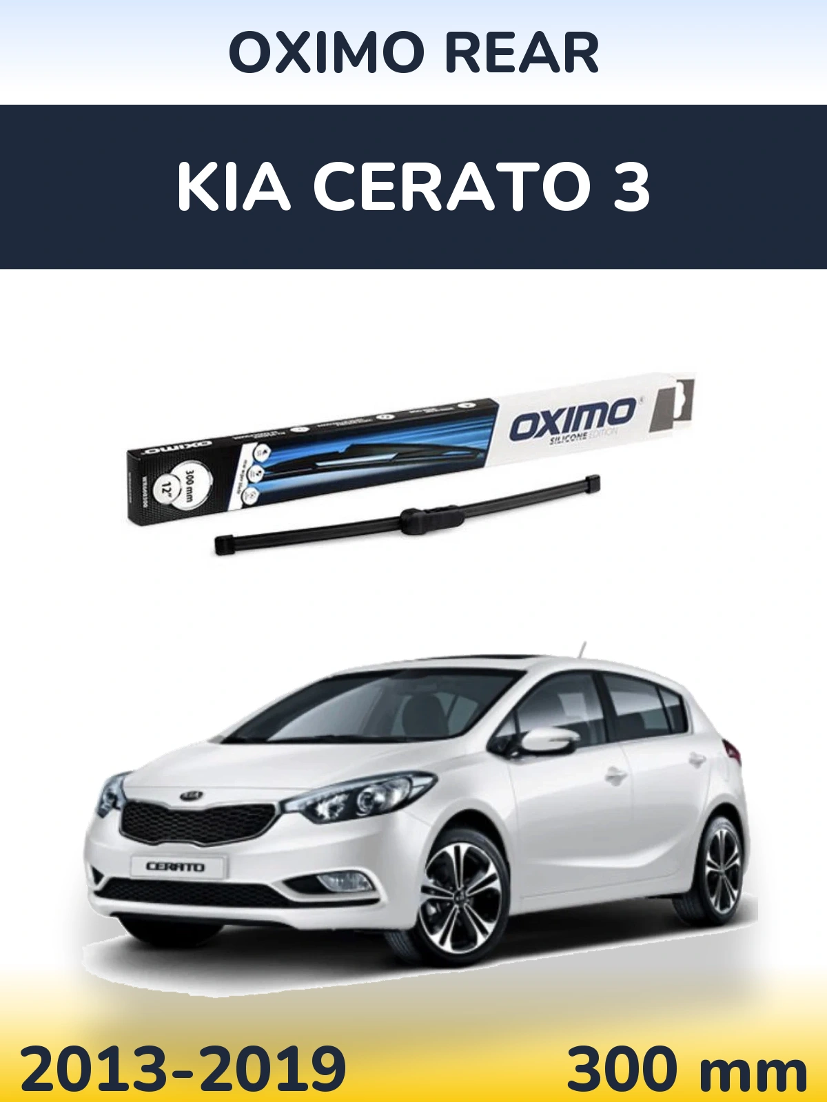 Torkarblad Oximo Rear för KIA Cerato 3