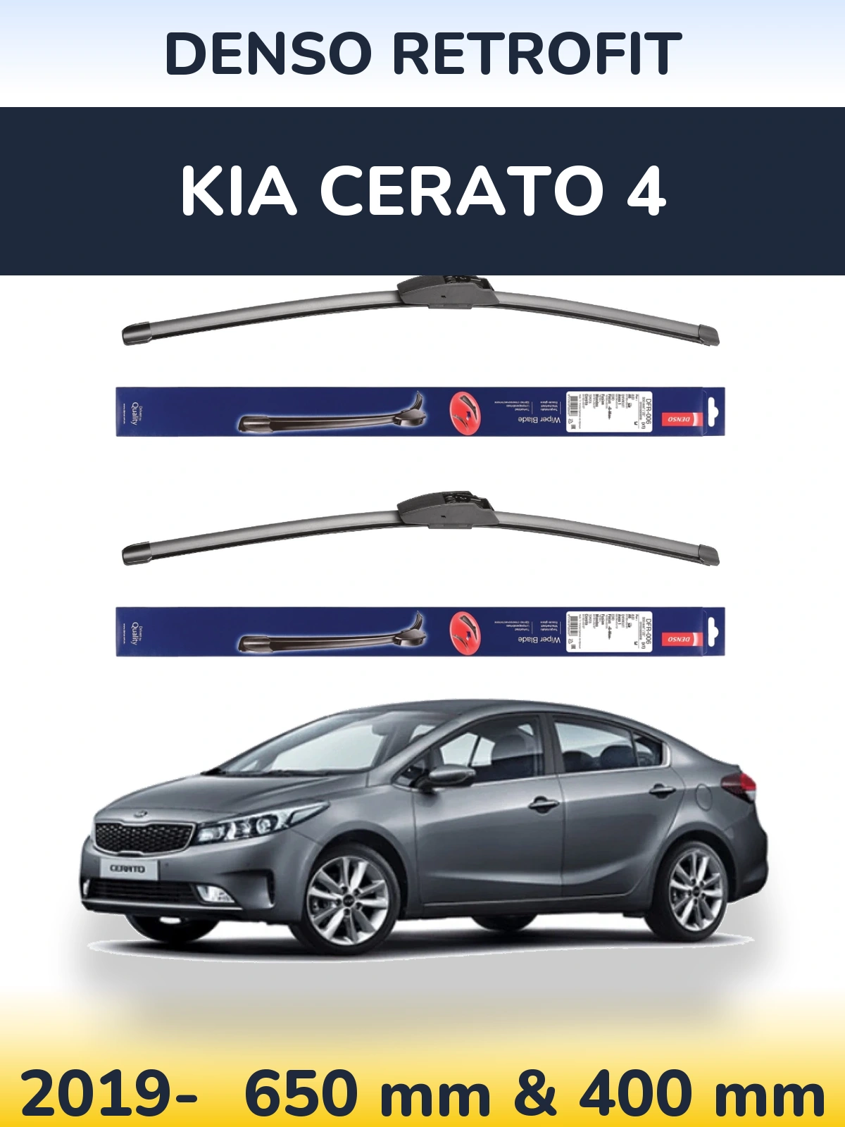 Torkarblad Denso Retrofit för KIA Cerato 4