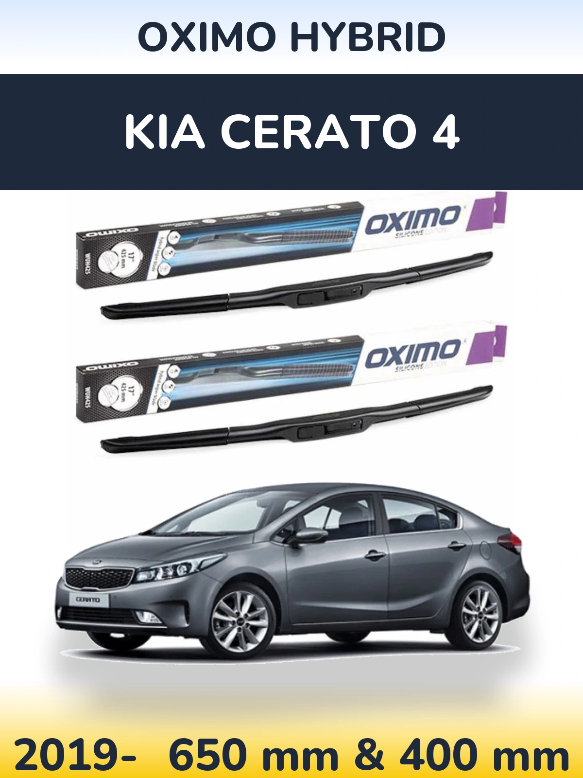 Torkarblad Oximo Hybrid för KIA Cerato 4