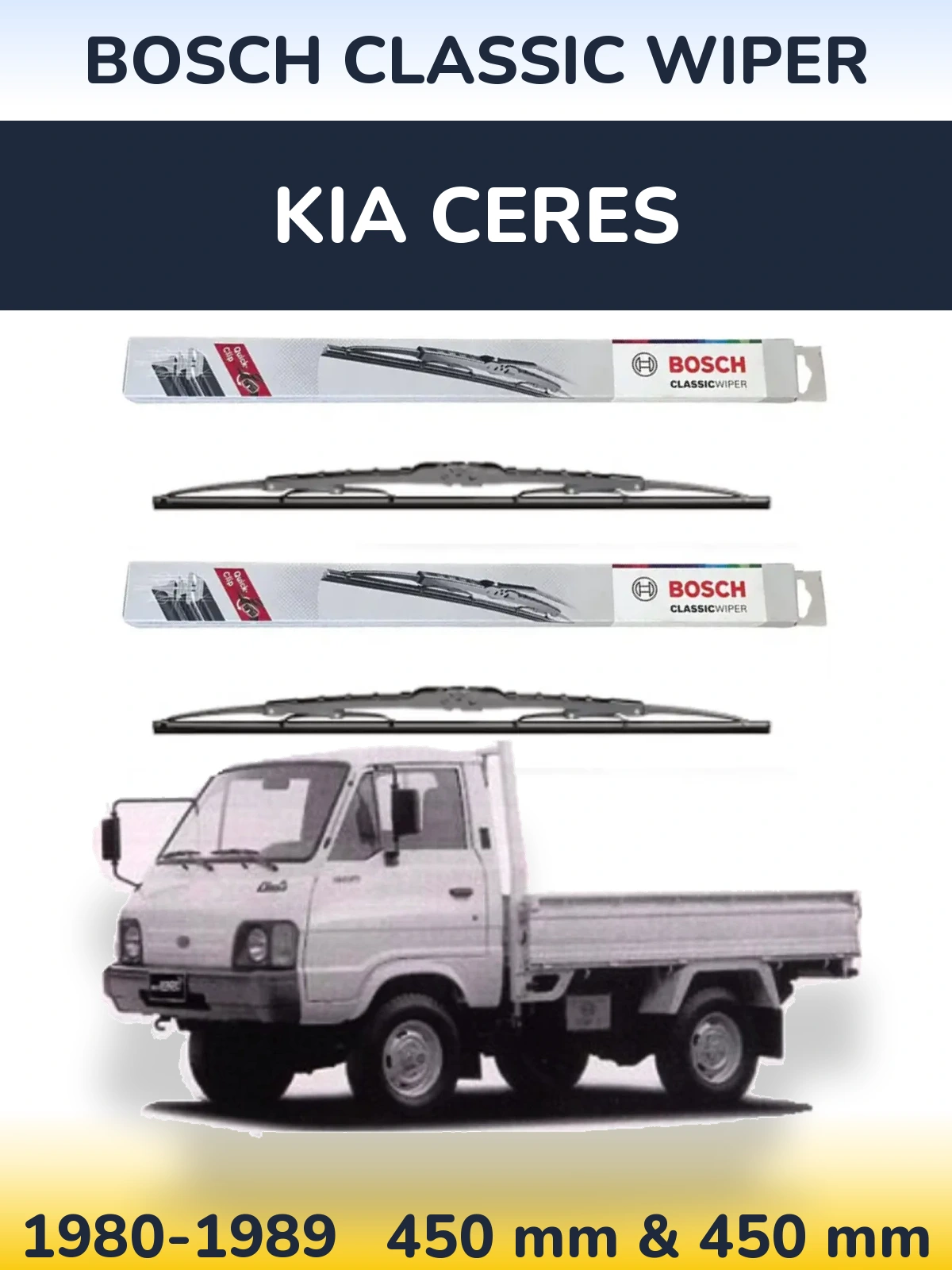 Torkarblad BOSCH Classic Wiper för KIA Ceres