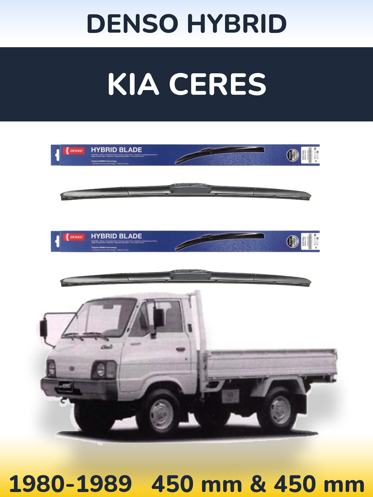 Torkarblad Denso Hybrid för KIA Ceres