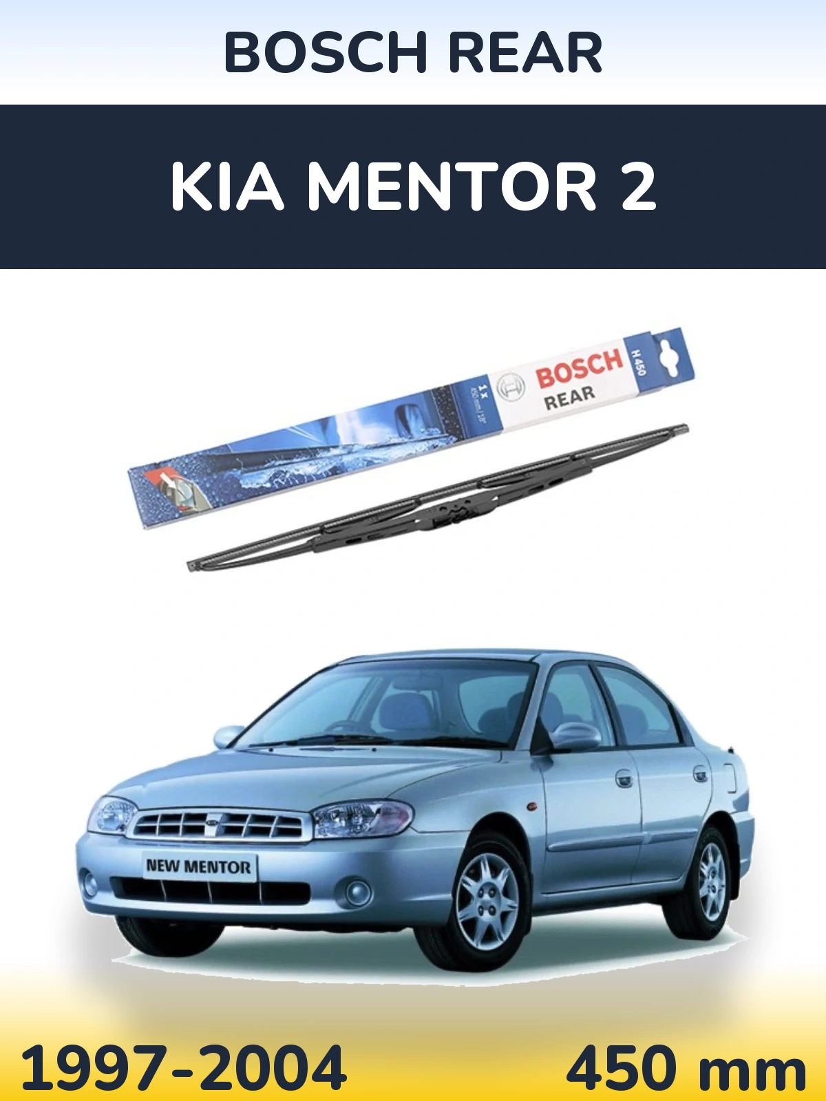 Torkarblad BOSCH Rear för KIA Mentor 2