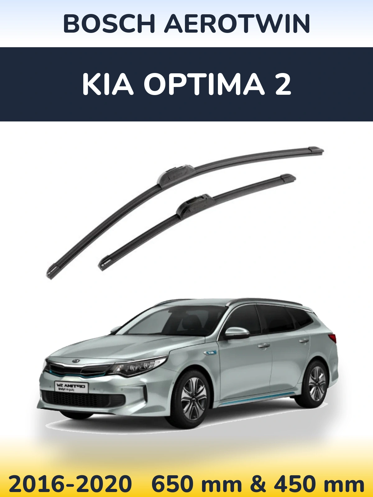 Torkarblad BOSCH AeroTwin för KIA Optima 2