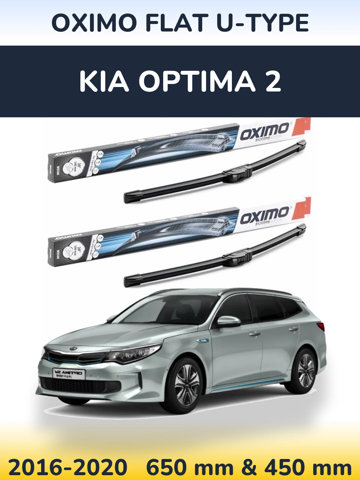 Torkarblad Oximo Flat U-type för KIA Optima 2