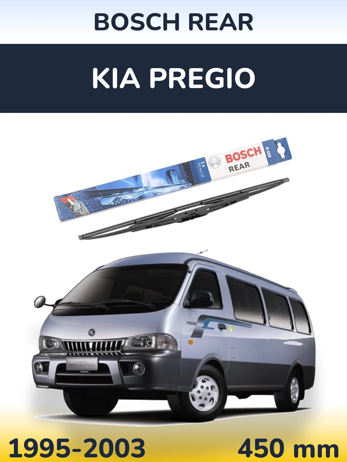 Torkarblad BOSCH Rear för KIA Pregio