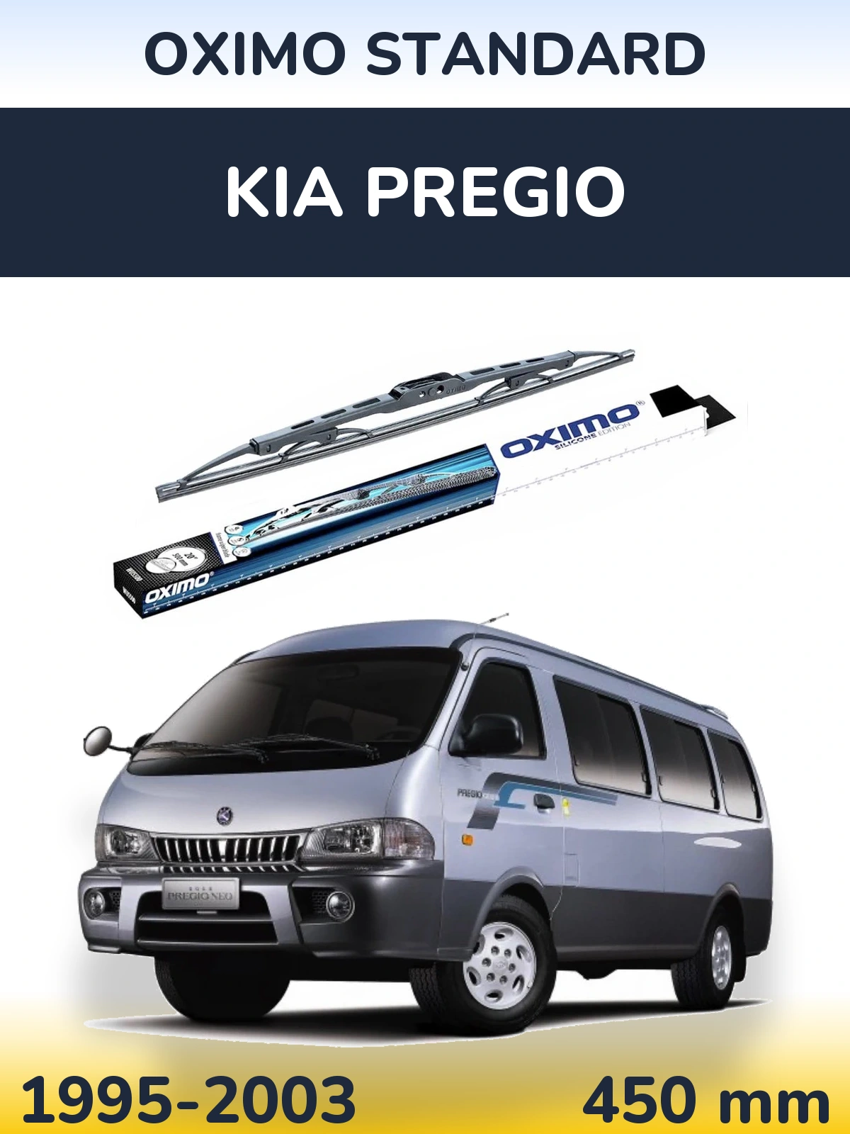 Torkarblad Oximo Standard för KIA Pregio