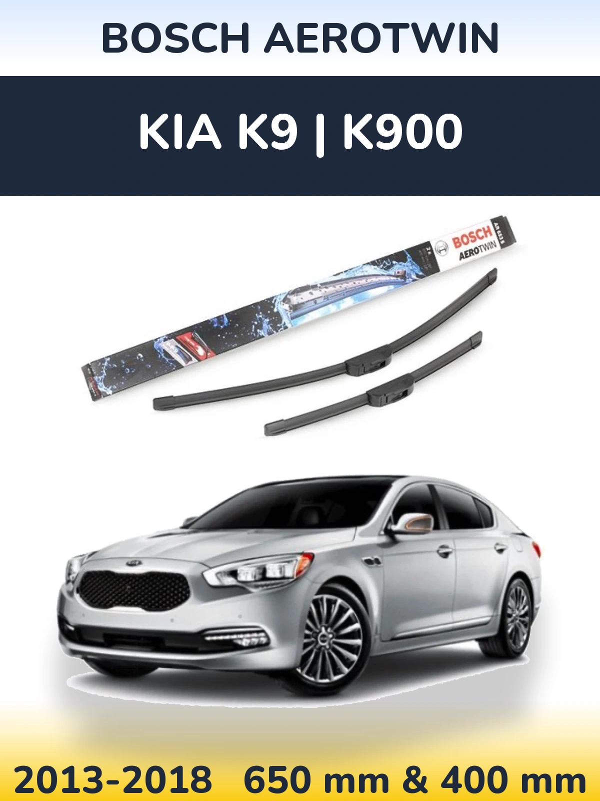 Torkarblad BOSCH AeroTwin för KIA K9 | K900