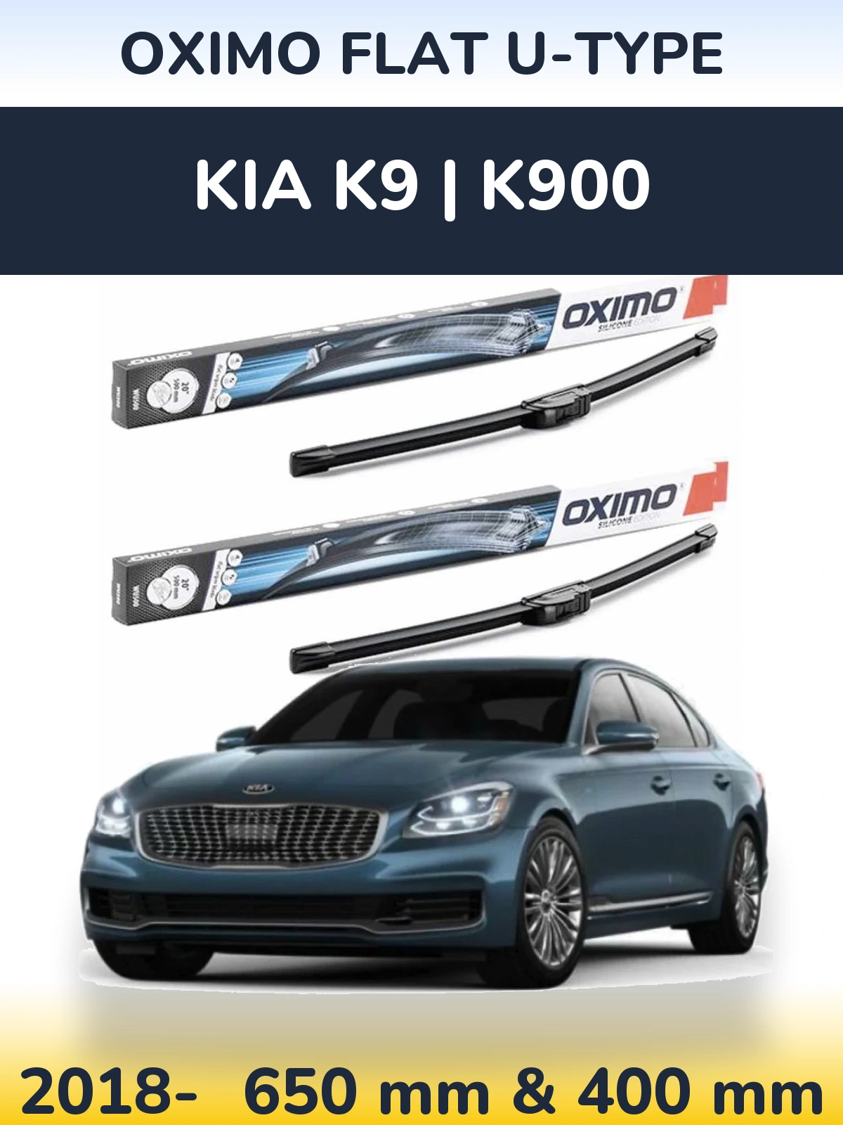 Torkarblad Oximo Flat U-type för KIA K9 | K900